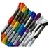 10 Linhas Meadas P  Bordar Anchor Arco Iris   Preto E Branco Cor Cores