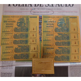 10 Notas Zimbabwe Gold