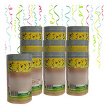 10 Pacotes C  12 Rolos Serpentina Lançar Carnaval Folia Fita