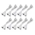 10 Par De Cabo Adaptador Injetor Poe Rj45 Macho E Fêmea 20cm
