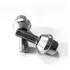 10 Parafusos Deslizantes Cromado M12x1.25 C/ Arruela Ch.19mm