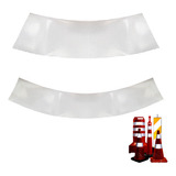 10 Pares Faixa Refletiva Adesiva   Cone 75cm Sinalização