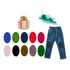 10 Pares Joelheira Termocolante Reforce Calça Infantil