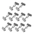 10 Peças 13mm Fita Pulseira Marcador Pinch Crimp