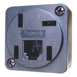 10 Peças Kit Tomada Padrão Modular 2 Vias Preta