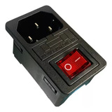 10 Peças Tomada Ac Painel 10a Iec 320 Macho C Porta Fusível