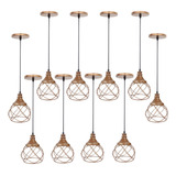 10 Pendente Aramado Esfera