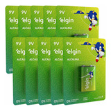 10 Pilhas Bateria 9v