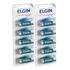 10 Pilhas Baterias Elgin 23a 12v A23 Alcalina 2 Cartelas