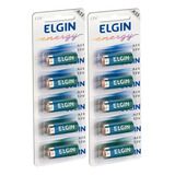 10 Pilhas Baterias Elgin