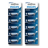 10 Pilhas Baterias Philips