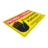 10 Placa Propriedade Particular