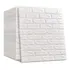10 Placas Auto Adesivas 3d Papel Parede Tijolinho Branco