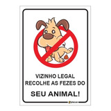 10 Placas Pet Vizinho