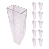 10 Pluviometro Plástico Medidor Chuva 130mm Promoção