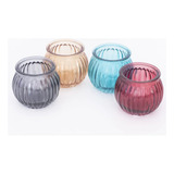 10 Porta Vela Suporte Castiçal Feito De Vidro Para Decoração
