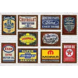 10 Quadros Garagem Oficina