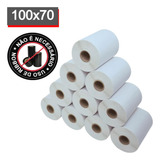 10 Rolos Etiqueta 100x70 Térmica Zebra Argox Elgin Cor Branco