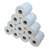 10 Rolos Etiqueta 100x80 Couchê Zebra Argox Elgin Cor Branco