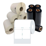 10 Rolos Etiqueta Couche