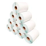 10 Rolos Etiqueta Couche
