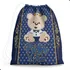 10 Sacolinhas Surpresa Personalizada Tecido Urso Príncipe Az