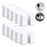 10 Suporte De Parede Para Celular Controle Plástico Branco