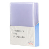 10 Toploaders Plastico Sleeve
