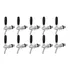 10 Torneiras Para Chopeira Italiana Cromada Inox   10 Dmfit