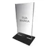 10 Troféu Acrílico Cristal Sem Personalização Liso 15x10cm