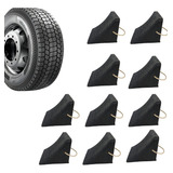 10 Un Calço De Roda Para Caminhao Caminhonete   Nbr 9735 Cor Preto
