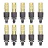 10 Un  Microaspersor Nebulizador Bronze Reto Irrigação