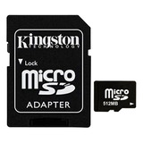 10 Unidades / Cartão De Memória Micro Sd 512mb - Megabytes -
