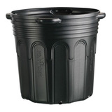 10 Vasos Pote Preto Com Alça Para Mudas Plastico 25 Litros