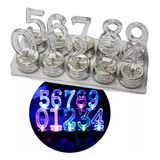 10 Velas De Led