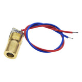 10 X Diodo Laser Arduino 5v Vermelho Alarme 650nm 6mm