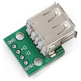 10 X Módulo Adaptador Conector Usb Femea 2 0 Dip