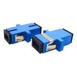 100 Adaptador Sc Upc Acoplador Emenda De Cabo Óptico Upc