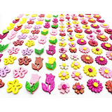 100 Adesivos Pet Flores Eva Glitter Petshop Cães E Gatos Pet Shop Adesivo Flores