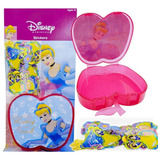 100 Adesivos + Porta Adesivos Cinderela Princesas Disney