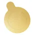 100 Bases De 8cm P  Doces   Cor  Ouro   Ultrafest