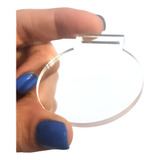 100 Bases Para Medalhas Redondas 7cm Acrílico Cristal 2mm