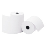 100 Bobinas Térmica 57 58mm Para Máquina Cartão De Crédito