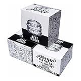 100 Caixa Para Delivery Hamburguer Lanches   Embalagem Delivery Ifood Burguer Com Montagem Automática   11 5x11 5x8 100un