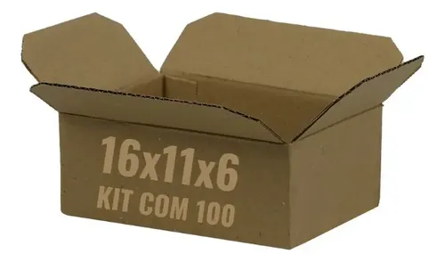 100 Caixas De Papelao