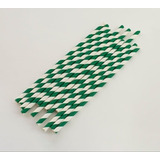 100 Canudo De Papel