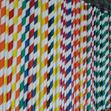 100 Canudo De Papel