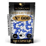 100 Capsulas Vazias Gelatina
