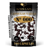 100 Capsulas Vazias Gelatina
