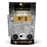 100 Capsulas Vazias Transparentes